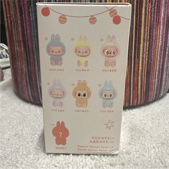 Labubu Have a Seat Plush QuQu Pop Mart Sealed in Box with receipt From USA - Picture 5 of 9